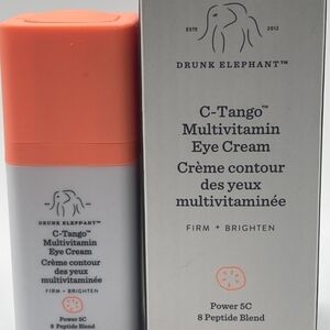 Drunk Elephant C-Tango Eye Cream - Orange and White